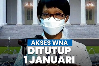 Indonesia Tutup Akses WNA di 2021, DPR Tegaskan Jangan Sampai Kecolongan